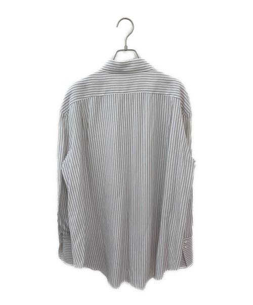 L'appartement（アパルトモン）L'appartement (アパルトモン) ストライプブライトシャツ ホワイト サイズ:Fの古着・服飾アイテム