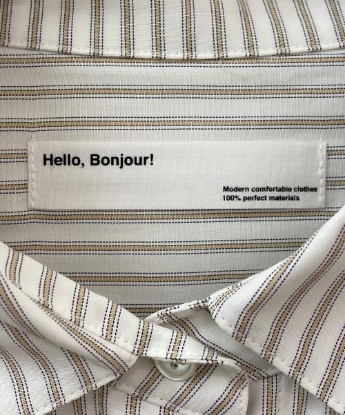 L'appartement（アパルトモン）L'appartement (アパルトモン) ストライプブライトシャツ ホワイト サイズ:Fの古着・服飾アイテム