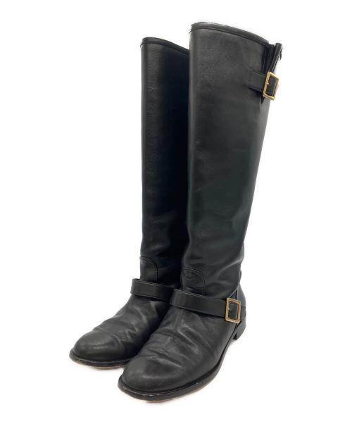 NEBULONIE（ネブローニ）NEBULONIE (ネブローニ) LUKE LONG BOOTS ブラック サイズ:37の古着・服飾アイテム