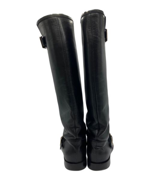 NEBULONIE（ネブローニ）NEBULONIE (ネブローニ) LUKE LONG BOOTS ブラック サイズ:37の古着・服飾アイテム