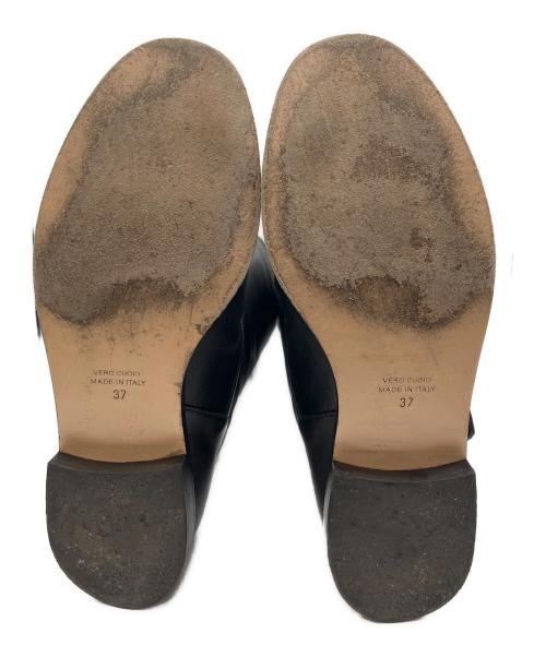 NEBULONIE（ネブローニ）NEBULONIE (ネブローニ) LUKE LONG BOOTS ブラック サイズ:37の古着・服飾アイテム