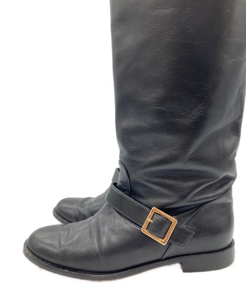 NEBULONIE（ネブローニ）NEBULONIE (ネブローニ) LUKE LONG BOOTS ブラック サイズ:37の古着・服飾アイテム