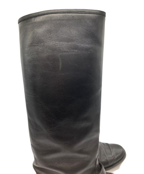 NEBULONIE（ネブローニ）NEBULONIE (ネブローニ) LUKE LONG BOOTS ブラック サイズ:37の古着・服飾アイテム