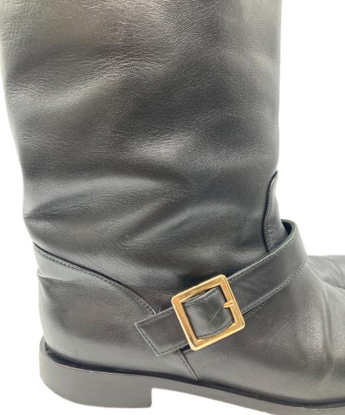 NEBULONIE（ネブローニ）NEBULONIE (ネブローニ) LUKE LONG BOOTS ブラック サイズ:37の古着・服飾アイテム