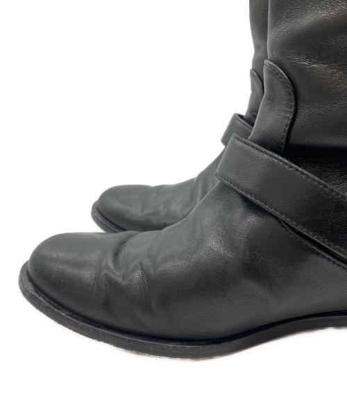 NEBULONIE（ネブローニ）NEBULONIE (ネブローニ) LUKE LONG BOOTS ブラック サイズ:37の古着・服飾アイテム