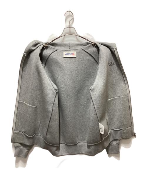AUTRY（オートリー）Autry (オートリー) ジップアップパーカー グレー サイズ:Ｍの古着・服飾アイテム