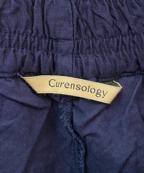 Curensology（カレンソロジー）Curensology (カレンソロジー) エンブロイダリーパンツ ネイビー サイズ:FREEの古着・服飾アイテム