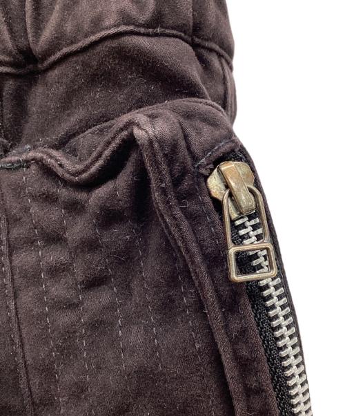 ripvanwinkle（リップヴァンウィンクル）ripvanwinkle (リップヴァンウィンクル) モーターサイクルイージーパンツ ブラウン サイズ:Lの古着・服飾アイテム