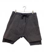 ripvanwinkleリップヴァンウィンクル）の古着「LAYERED SHORTS」｜グレー