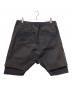 ripvanwinkle (リップヴァンウィンクル) LAYERED SHORTS グレー サイズ:XL：5000円