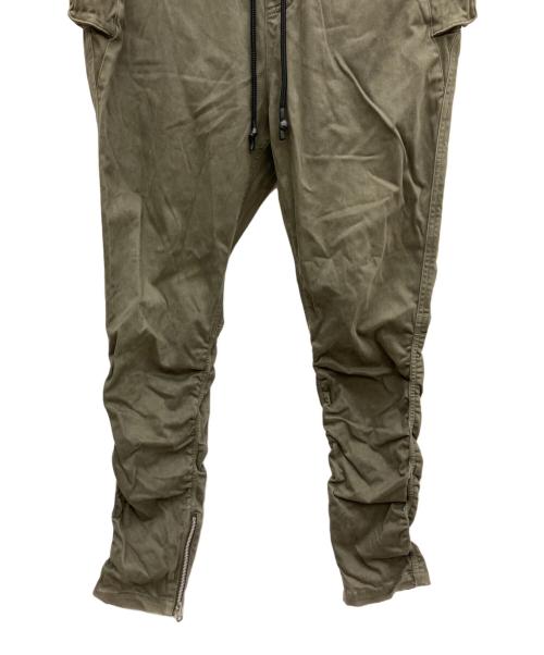ripvanwinkle（リップヴァンウィンクル）ripvanwinkle (リップヴァンウィンクル) モーターサイクルイージーパンツ オリーブ サイズ:Lの古着・服飾アイテム