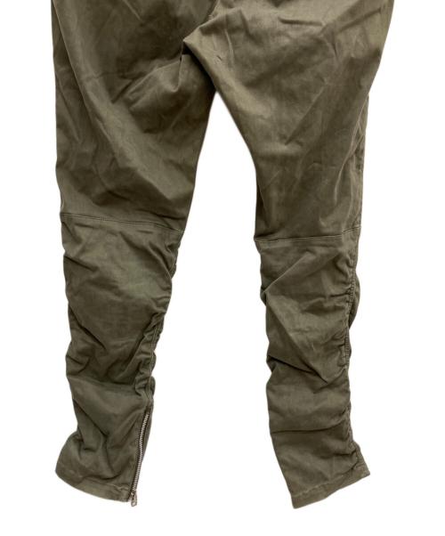 ripvanwinkle（リップヴァンウィンクル）ripvanwinkle (リップヴァンウィンクル) モーターサイクルイージーパンツ オリーブ サイズ:Lの古着・服飾アイテム