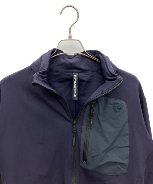 ripvanwinkle（リップヴァンウィンクル）ripvanwinkle (リップヴァンウィンクル) STAND HOODIE JACKET パープル サイズ:XLの古着・服飾アイテム