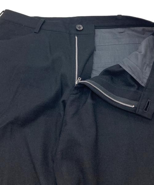 yohji yamamoto+noir（ヨウジヤマモトプリュスノアール）yohji yamamoto+Noir (ヨウジヤマモトプリュスノアール) ウールパンツ　日本製 ブラック サイズ:3の古着・服飾アイテム