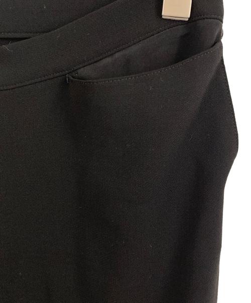 yohji yamamoto+noir（ヨウジヤマモトプリュスノアール）yohji yamamoto+noir (ヨウジヤマモトプリュスノアール) ストレートパンツ ブラック サイズ:3の古着・服飾アイテム