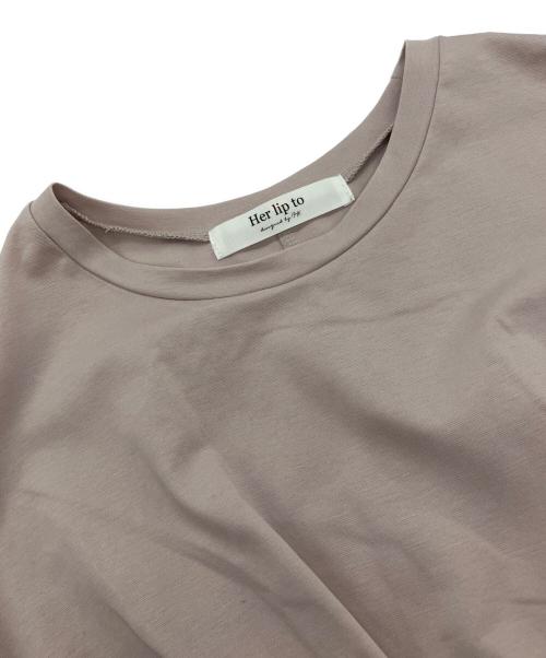 HER LIP TO（ハーリップトゥ）Her lip to (ハーリップトゥ) All-Day Long Dress　1252105169 ピンク サイズ:Mの古着・服飾アイテム