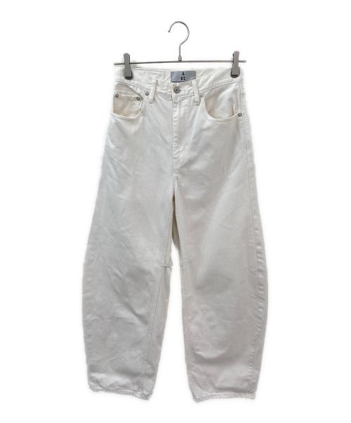 Curensology（カレンソロジー）Curensology (カレンソロジー) カーヴィーデニムパンツ ホワイト サイズ:36の古着・服飾アイテム