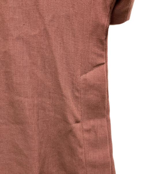 ebure（エブール）ebure (エブール) Ron Herman (ロンハーマン) リネンワンピース ブラウン サイズ:SIZE36の古着・服飾アイテム