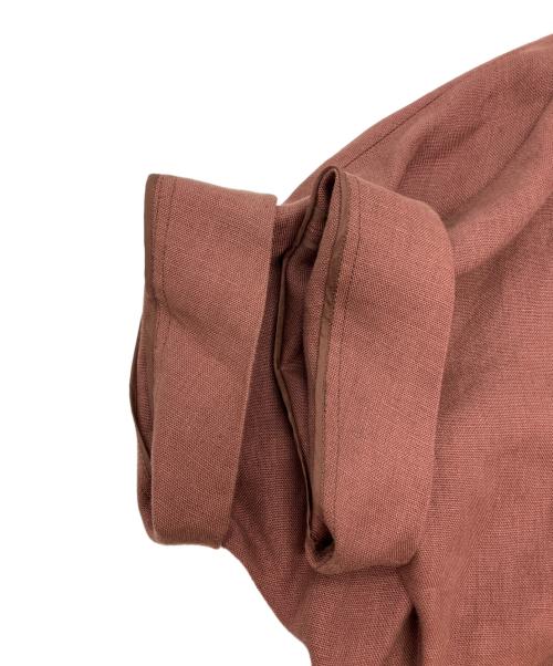 ebure（エブール）ebure (エブール) Ron Herman (ロンハーマン) リネンワンピース ブラウン サイズ:SIZE36の古着・服飾アイテム