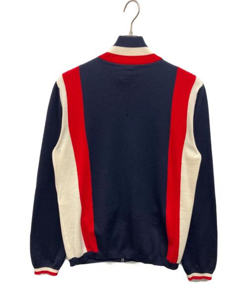 GUCCI（グッチ）GUCCI (グッチ) ニットジャケット ネイビー サイズ:Lの古着・服飾アイテム