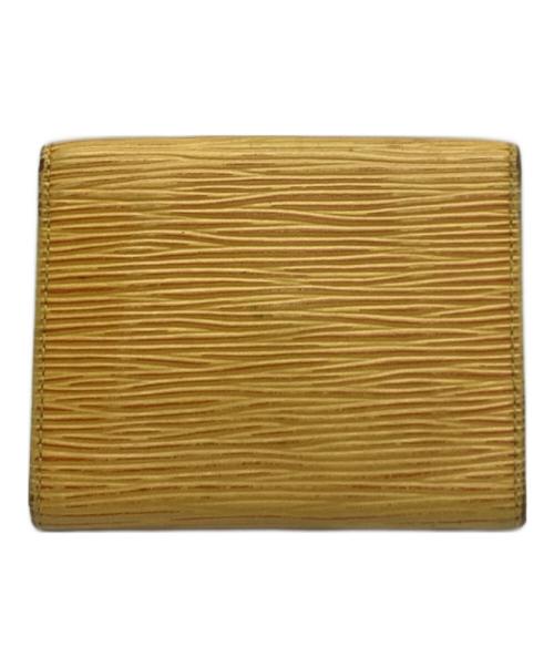 LOUIS VUITTON（ルイ ヴィトン）LOUIS VUITTON (ルイ ヴィトン) カードケース イエローの古着・服飾アイテム