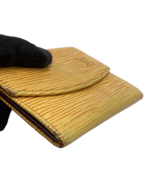 LOUIS VUITTON（ルイ ヴィトン）LOUIS VUITTON (ルイ ヴィトン) カードケース イエローの古着・服飾アイテム