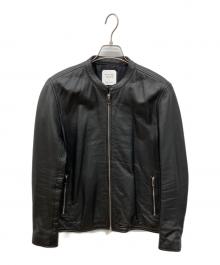 UNITED TOKYO（ユナイテッドトーキョー）の古着「シングルライダースジャケット」｜ブラック