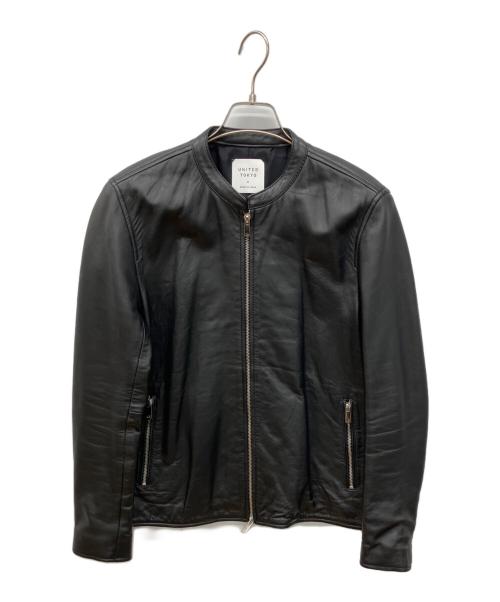 UNITED TOKYO（ユナイテッドトーキョー）UNITED TOKYO (ユナイテッドトーキョー) シングルライダースジャケット ブラック サイズ:2の古着・服飾アイテム