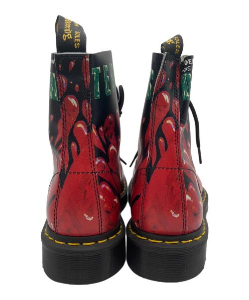 Dr.Martens（ドクターマーチン）Dr.Martens (ドクターマーチン) Demented Are Go (ディメンテッド・アー・ゴー) 8ホールブーツ ブラック サイズ:7の古着・服飾アイテム