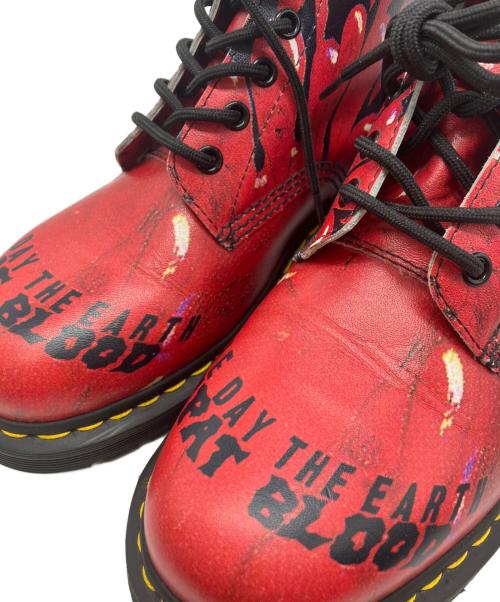 Dr.Martens（ドクターマーチン）Dr.Martens (ドクターマーチン) Demented Are Go (ディメンテッド・アー・ゴー) 8ホールブーツ ブラック サイズ:7の古着・服飾アイテム