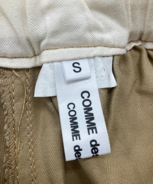COMME des GARCONS COMME des GARCONS（コムデギャルソン コムデギャルソン）COMME des GARCONS COMME des GARCONS (コムデギャルソン コムデギャルソン) クロップドイージーパンツ ベージュ サイズ:Sの古着・服飾アイテム
