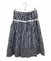 tricot COMME des GARCONS (トリココムデギャルソン) 10SSギャザーテーピングギンガムチェック切替スカート ネイビー サイズ:Free：10000円
