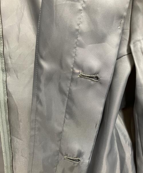 tricot COMME des GARCONS（トリココムデギャルソン）tricot COMME des GARCONS (トリココムデギャルソン) 90'sフリルネックジャケット グレー サイズ:Mの古着・服飾アイテム