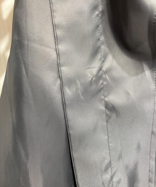 tricot COMME des GARCONS（トリココムデギャルソン）tricot COMME des GARCONS (トリココムデギャルソン) 90'sフリルネックジャケット グレー サイズ:Mの古着・服飾アイテム