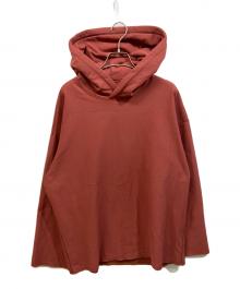 UNITED ARROWS & SONS（ユナイテッドアローズ アンド サンズ）の古着「CUTOFF HOODIE」｜ブラウン