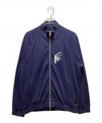FENDIフェンディ）の古着「FFロゴ スウェットブルゾン」｜ネイビー