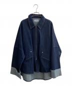 Knuth Marfクヌースマーフ）の古着「denim over shirt jacket」｜インディゴ