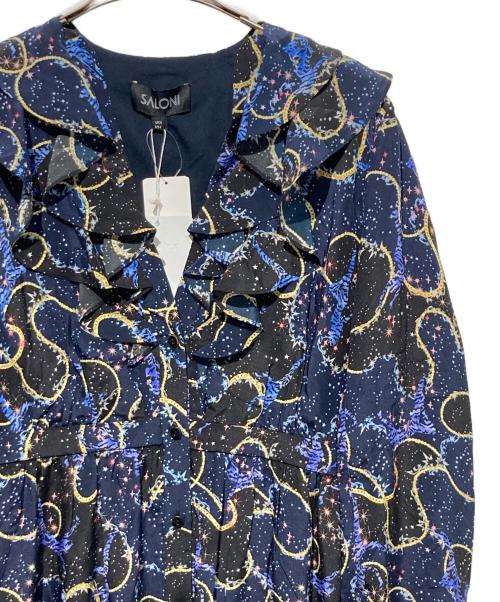 SALONI LONDON（サローニロンドン）SALONI LONDON (サローニロンドン) ワンピース ブルー サイズ:4 未使用品の古着・服飾アイテム