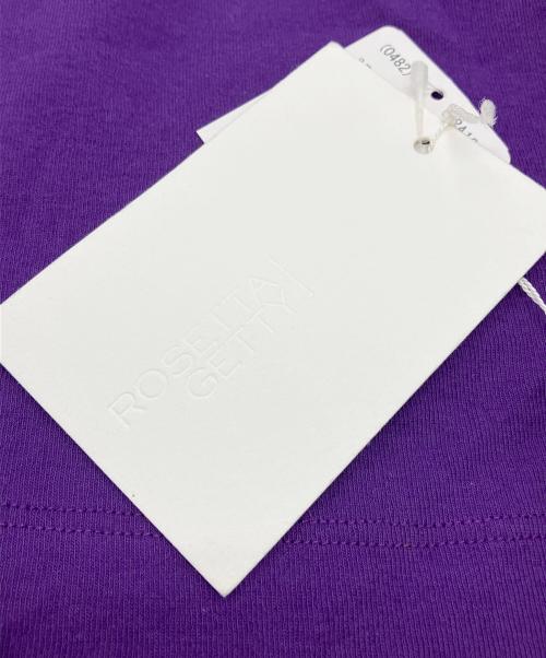 ROSETTA GETTY（ロゼッタゲッティ）ROSETTA GETTY (ロゼッタゲッティ) 半袖カットソー パープル サイズ:Mの古着・服飾アイテム