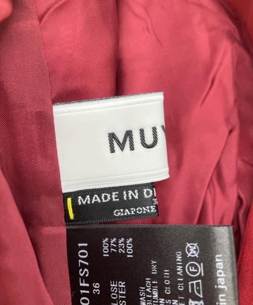 MUVEIL（ミュベール）MUVEIL (ミュベール) スカート レッド サイズ:36の古着・服飾アイテム