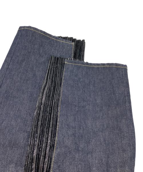 JUNYA WATANABE（ジュンヤワタナベ）JUNYA WATANABE (ジュンヤワタナベ) LEVI'S (リーバイス) プリーツドッキングデニムパンツ ブラック サイズ:Sの古着・服飾アイテム