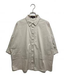 UNTITLED（アンタイトル）の古着「7分袖フォルムシャツ」｜グレージュ