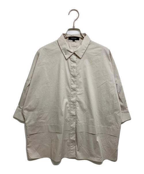 UNTITLED（アンタイトル）UNTITLED (アンタイトル) 7分袖フォルムシャツ グレージュ サイズ:00 未使用品の古着・服飾アイテム