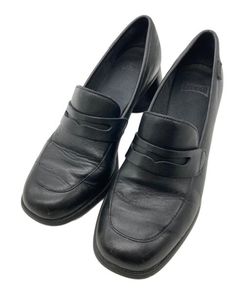 CAMPER（カンペール）CAMPER (カンペール) ヒールコインローファー ブラック サイズ:39の古着・服飾アイテム