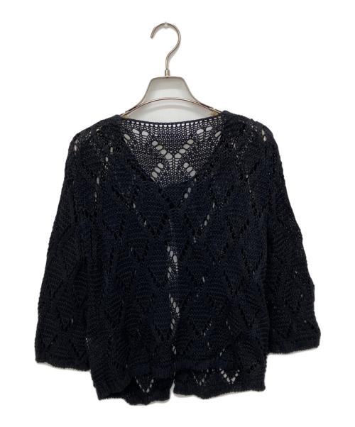 wafu（ワフー）wafu (ワフー) コットンカーディガン ブラック サイズ:Freeの古着・服飾アイテム