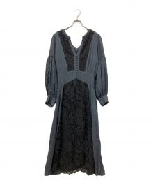 Ameri（アメリ）の古着「SHIRRING PLEATS DRESS」｜グレー
