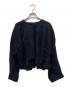 Spick and Span（スピック＆スパン）の古着「シアークロスボリュームブラウス」｜ネイビー
