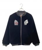 PUNK DRUNKERSパンクドランカーズ）の古着「ウルトラ怪獣JKT」｜ブラック