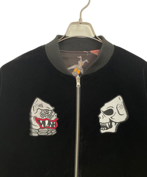 PUNK DRUNKERS（パンクドランカーズ）PUNK DRUNKERS (パンクドランカーズ) ウルトラ怪獣JKT ブラック サイズ:Lの古着・服飾アイテム