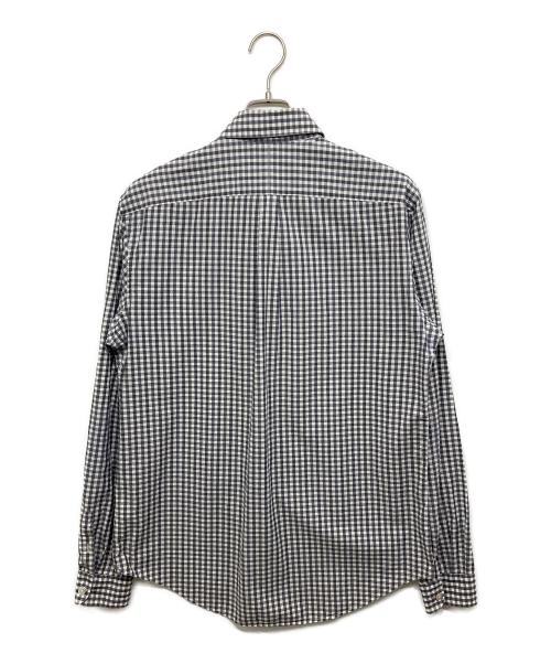 LOUIS VUITTON（ルイ ヴィトン）LOUIS VUITTON (ルイ ヴィトン) モノグラムチェックシャツ グレー サイズ:XLの古着・服飾アイテム